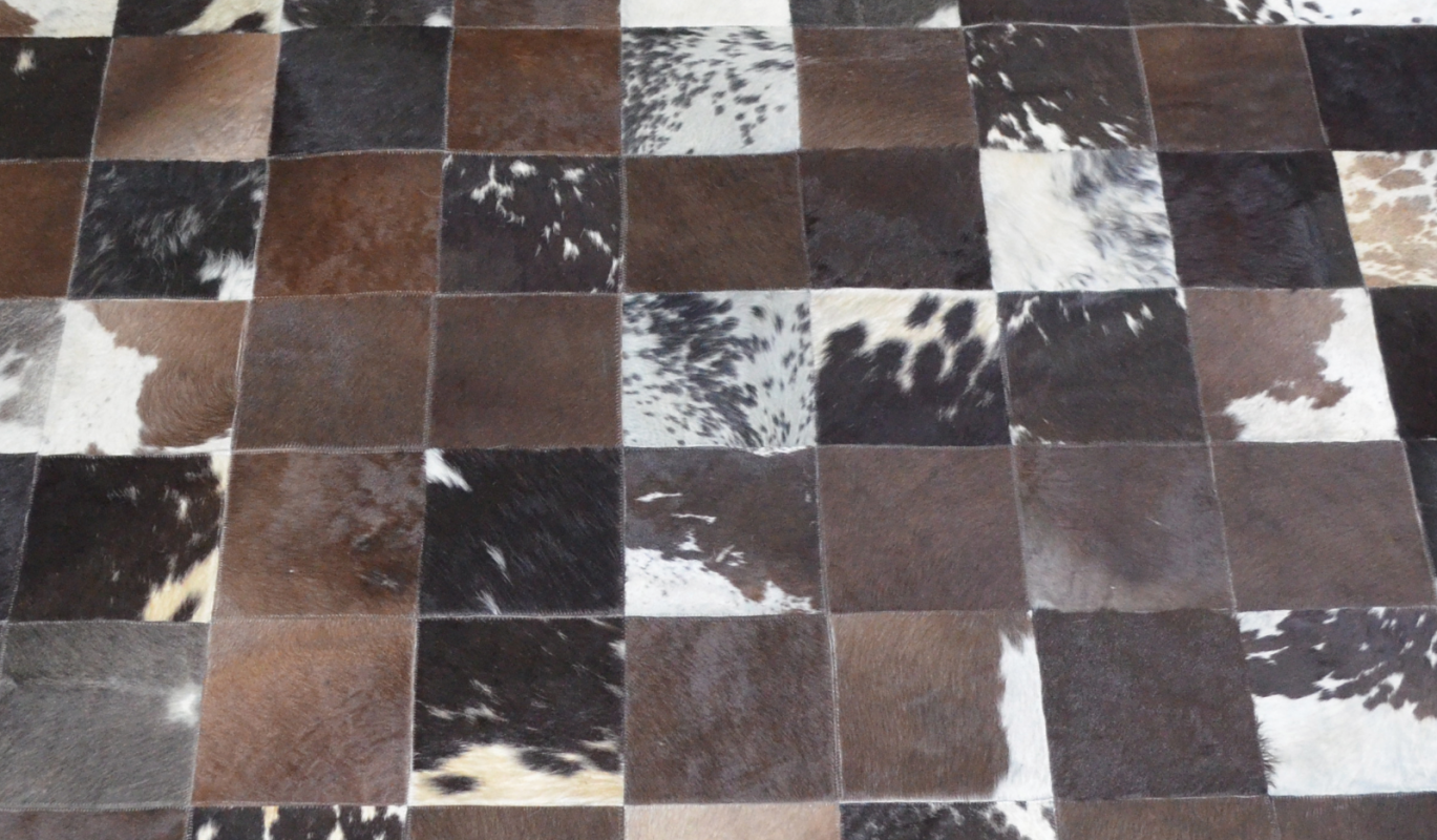 PV3 Patchwork de Piel de Vaca con Pelo Tangopiel