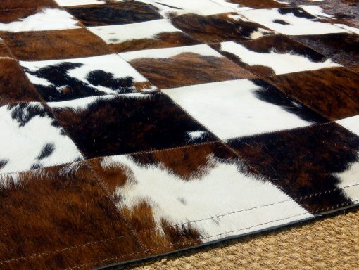 Patchwork de Piel de Vaca con Pelo